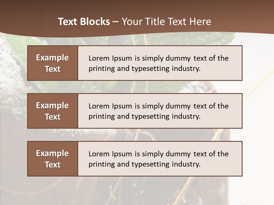 Leave Treat Dish PowerPoint Template
