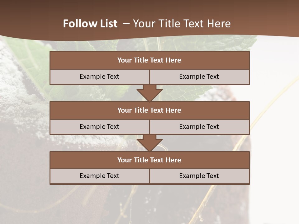 Leave Treat Dish PowerPoint Template