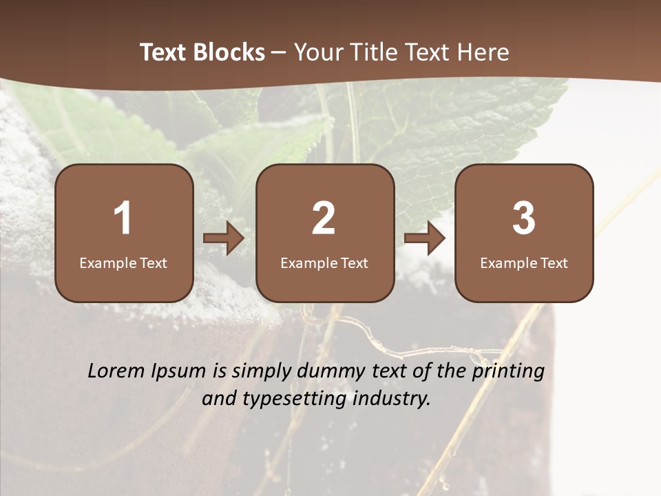Leave Treat Dish PowerPoint Template