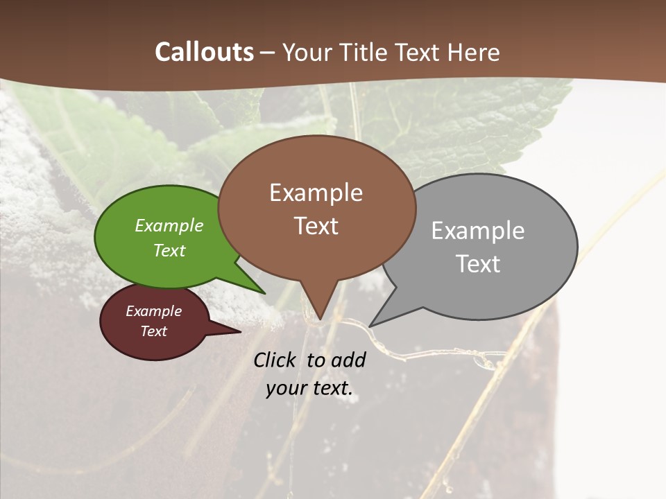 Leave Treat Dish PowerPoint Template