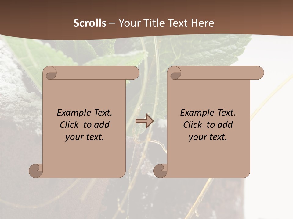 Leave Treat Dish PowerPoint Template