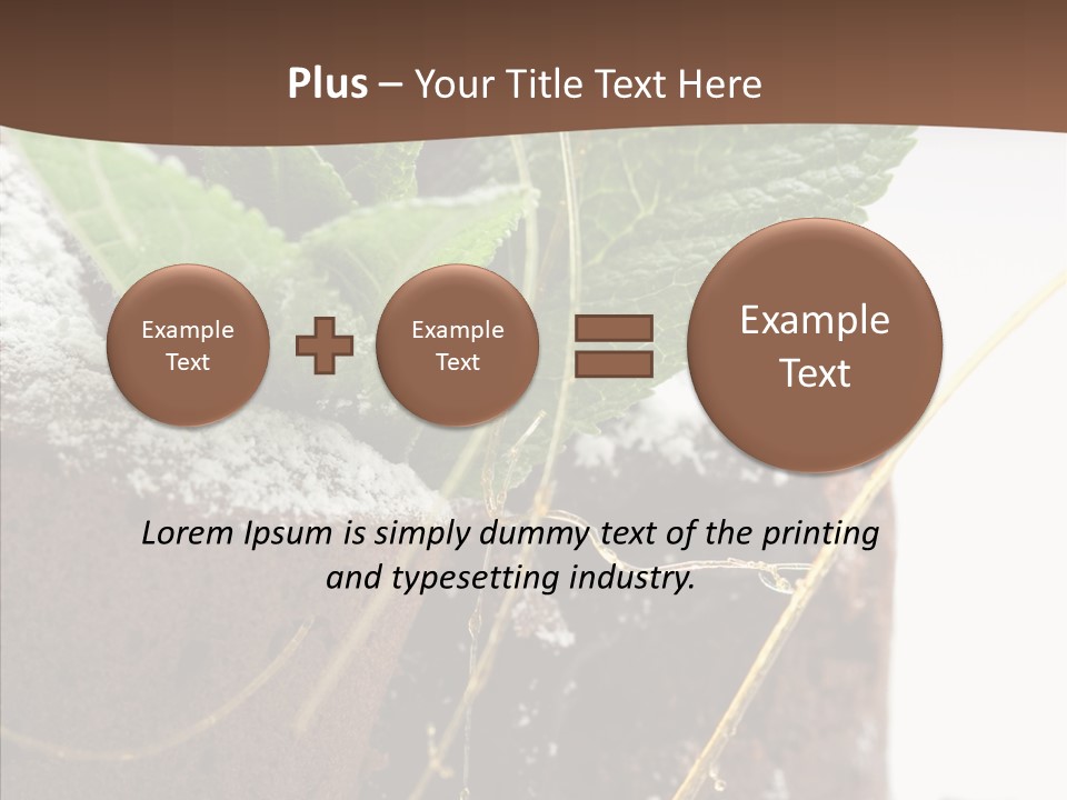 Leave Treat Dish PowerPoint Template