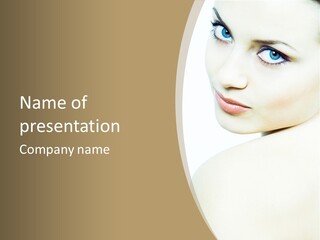 Cool Looking Eyes PowerPoint Template