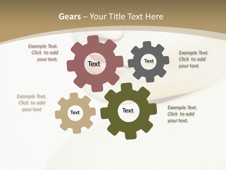 Cool Looking Eyes PowerPoint Template