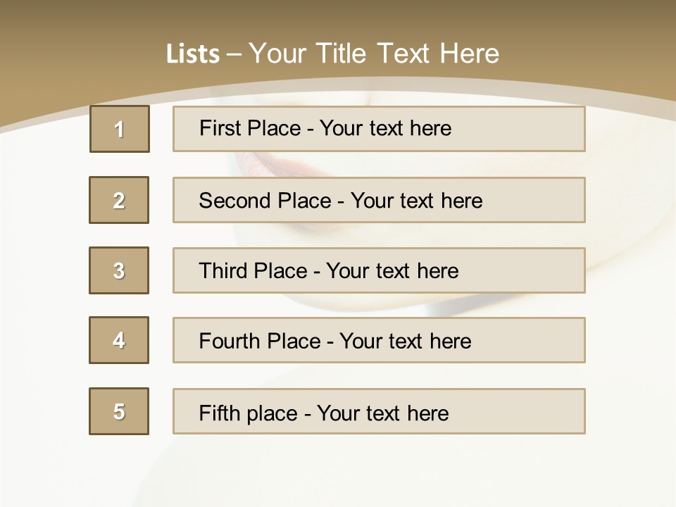 Cool Looking Eyes PowerPoint Template