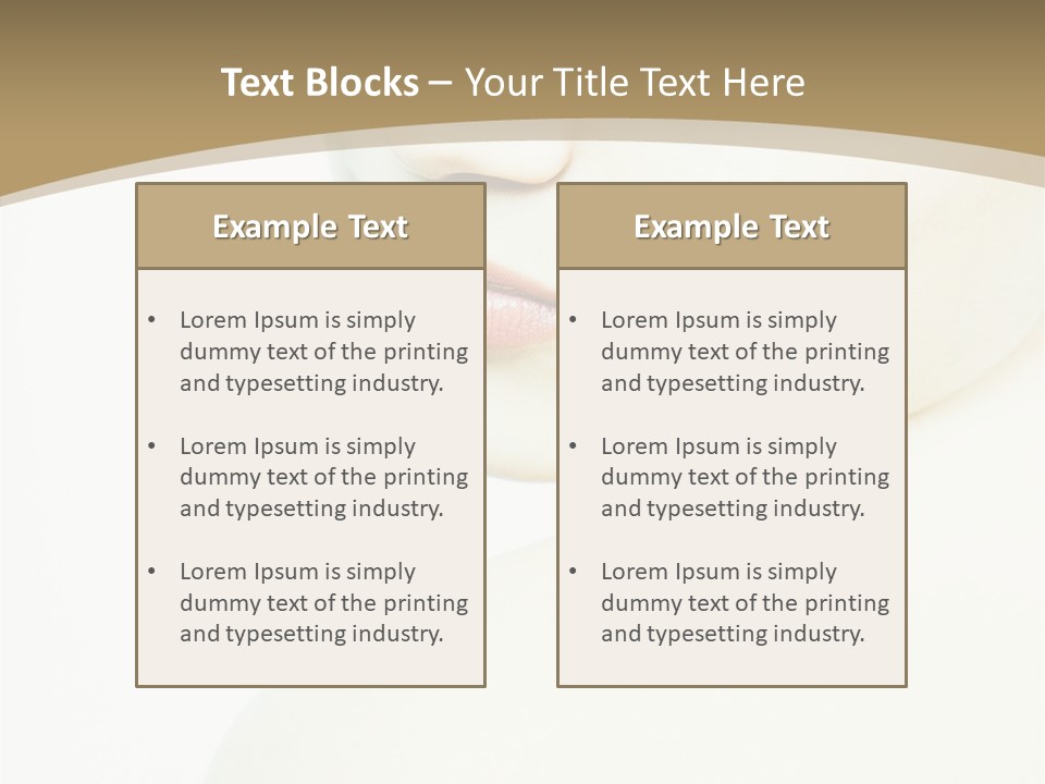 Cool Looking Eyes PowerPoint Template
