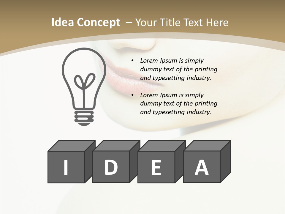 Cool Looking Eyes PowerPoint Template