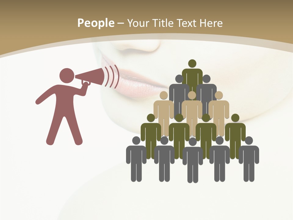 Cool Looking Eyes PowerPoint Template