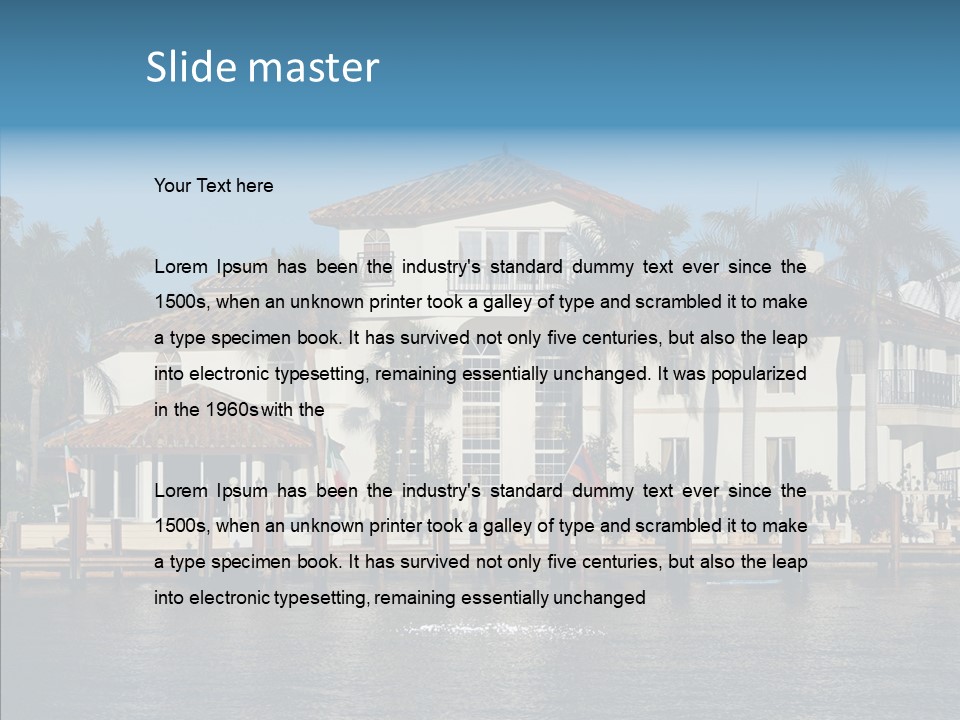Real Home Executive PowerPoint Template