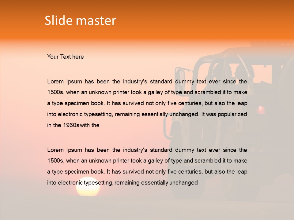 Turret Mode Men PowerPoint Template