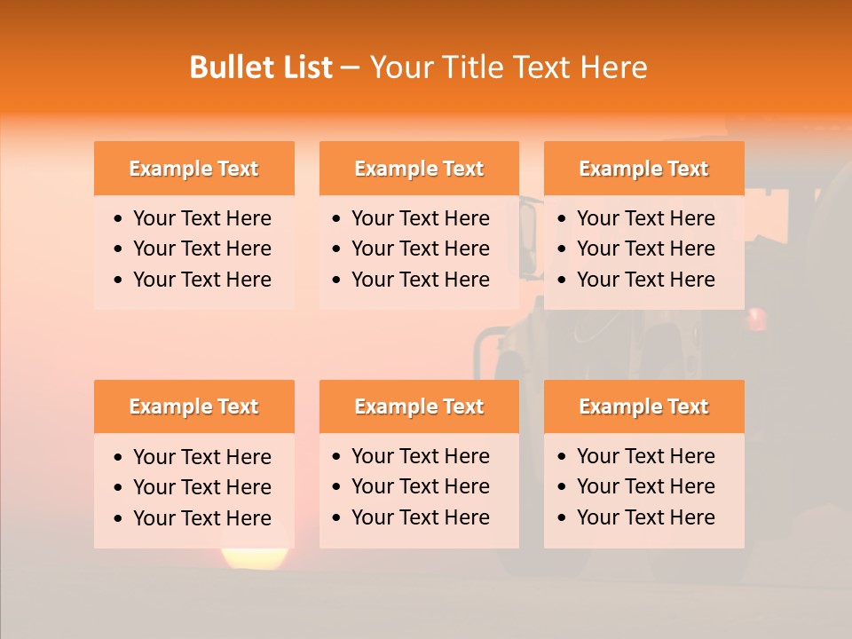 Turret Mode Men PowerPoint Template
