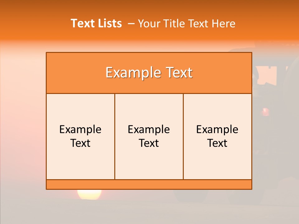 Turret Mode Men PowerPoint Template