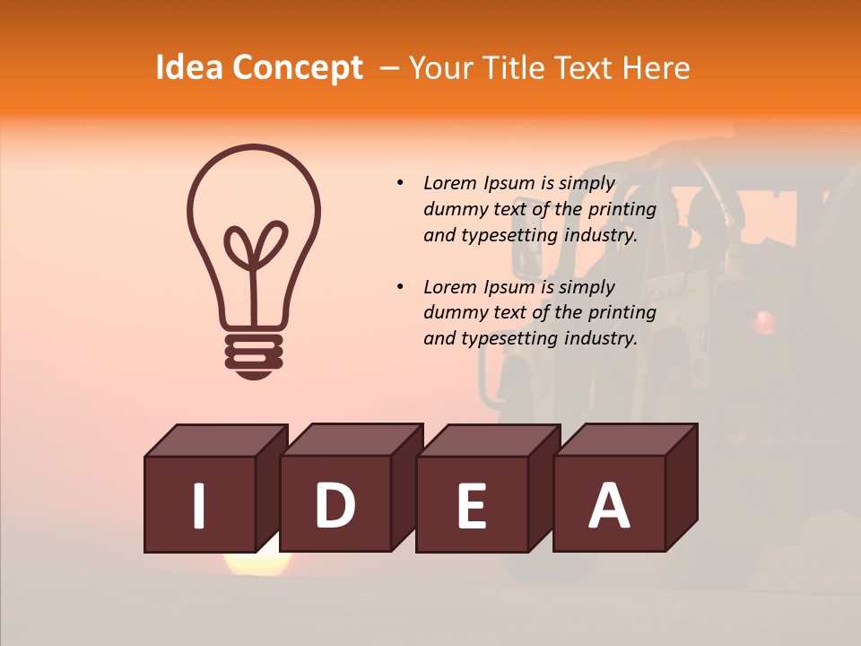 Turret Mode Men PowerPoint Template