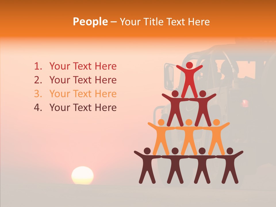 Turret Mode Men PowerPoint Template