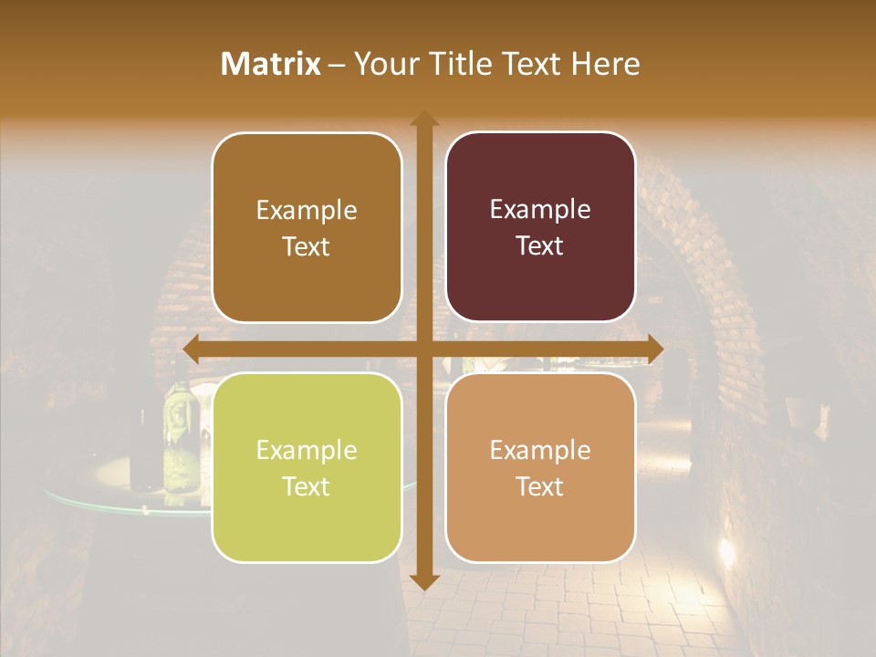 Wine Cellar Drink Winecellar PowerPoint Template