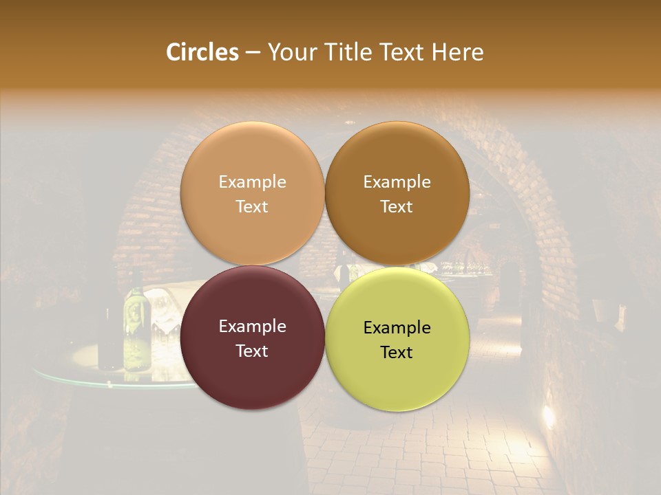 Wine Cellar Drink Winecellar PowerPoint Template