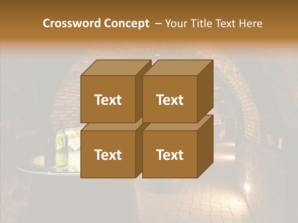 Wine Cellar Drink Winecellar PowerPoint Template