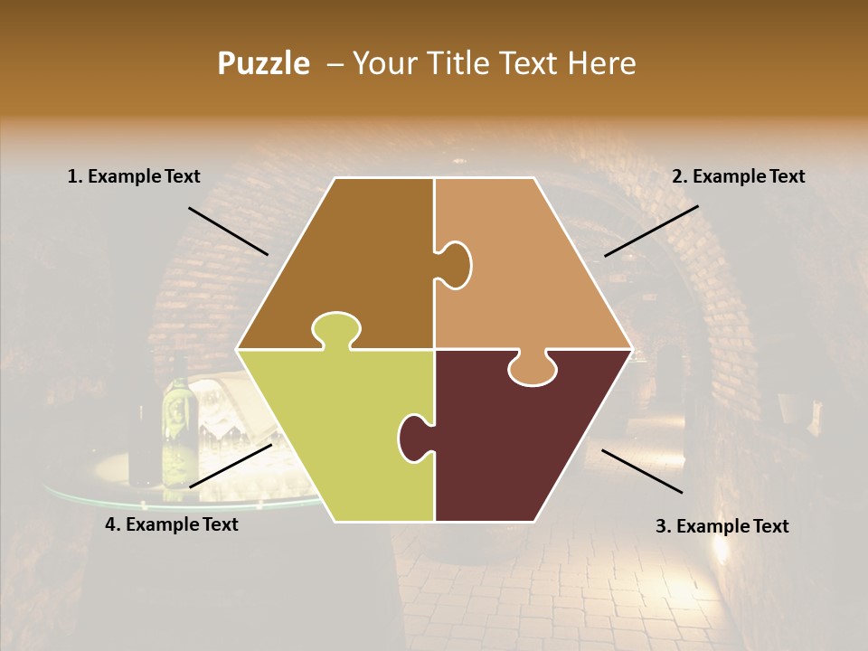 Wine Cellar Drink Winecellar PowerPoint Template