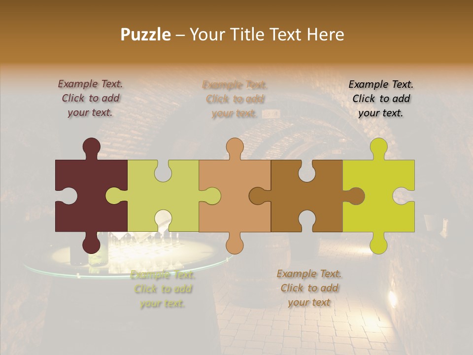 Wine Cellar Drink Winecellar PowerPoint Template