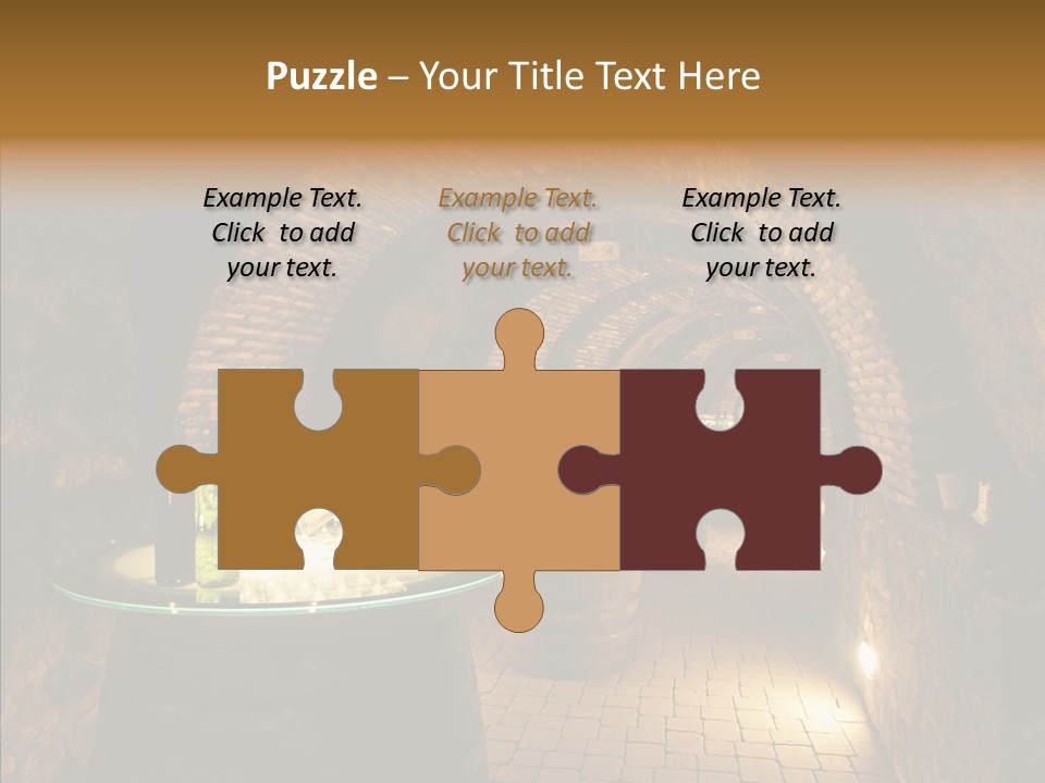 Wine Cellar Drink Winecellar PowerPoint Template