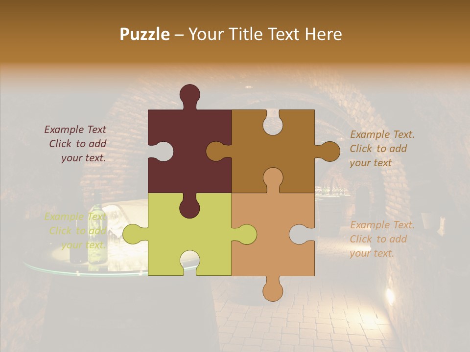 Wine Cellar Drink Winecellar PowerPoint Template