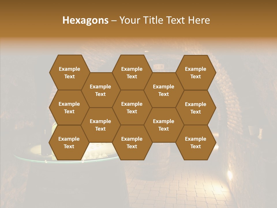 Wine Cellar Drink Winecellar PowerPoint Template