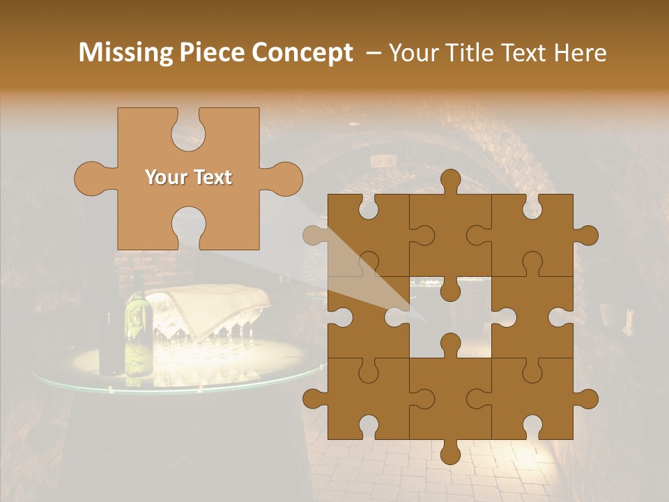 Wine Cellar Drink Winecellar PowerPoint Template