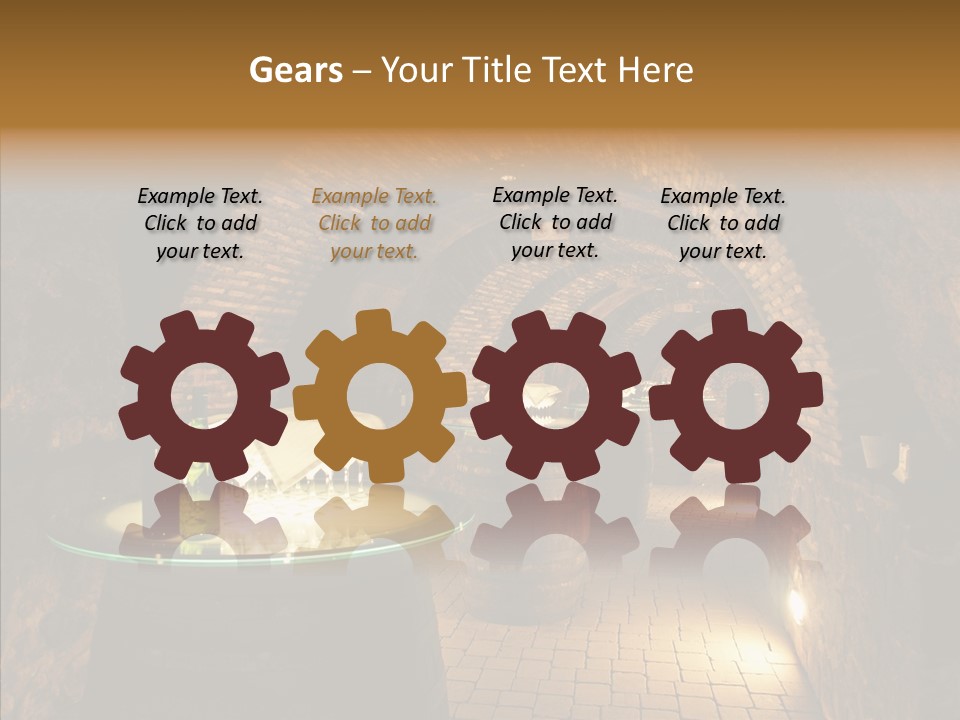 Wine Cellar Drink Winecellar PowerPoint Template