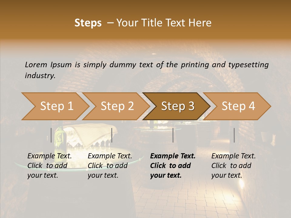 Wine Cellar Drink Winecellar PowerPoint Template