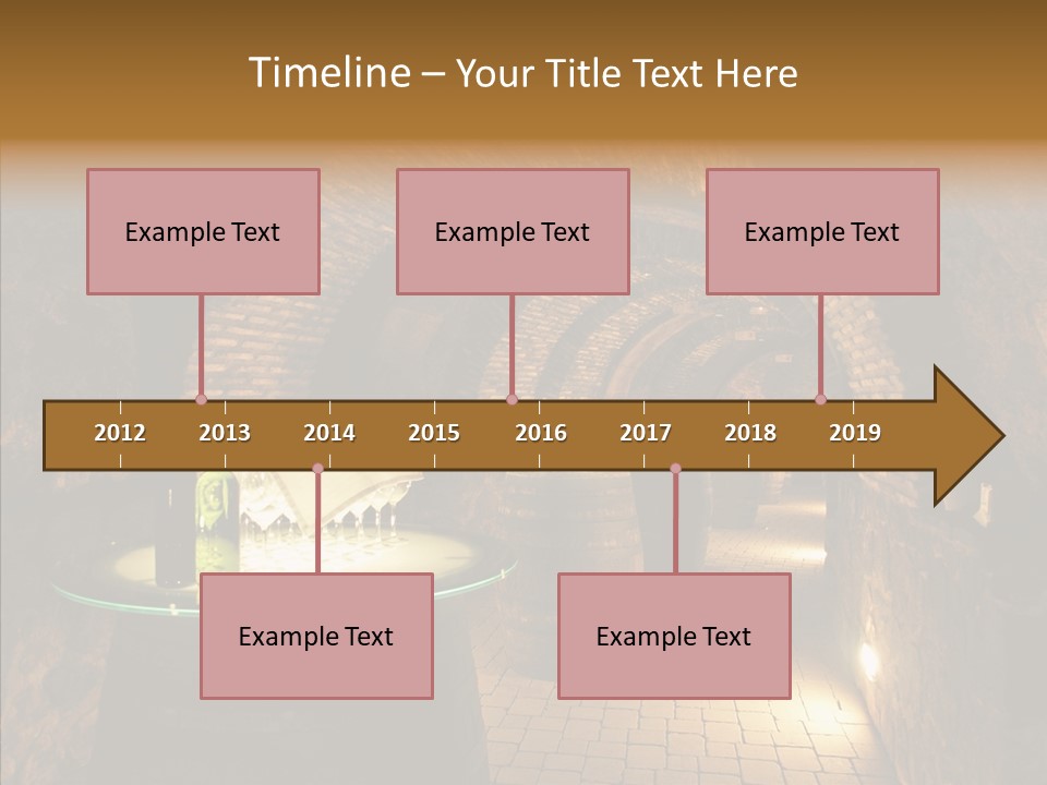Wine Cellar Drink Winecellar PowerPoint Template