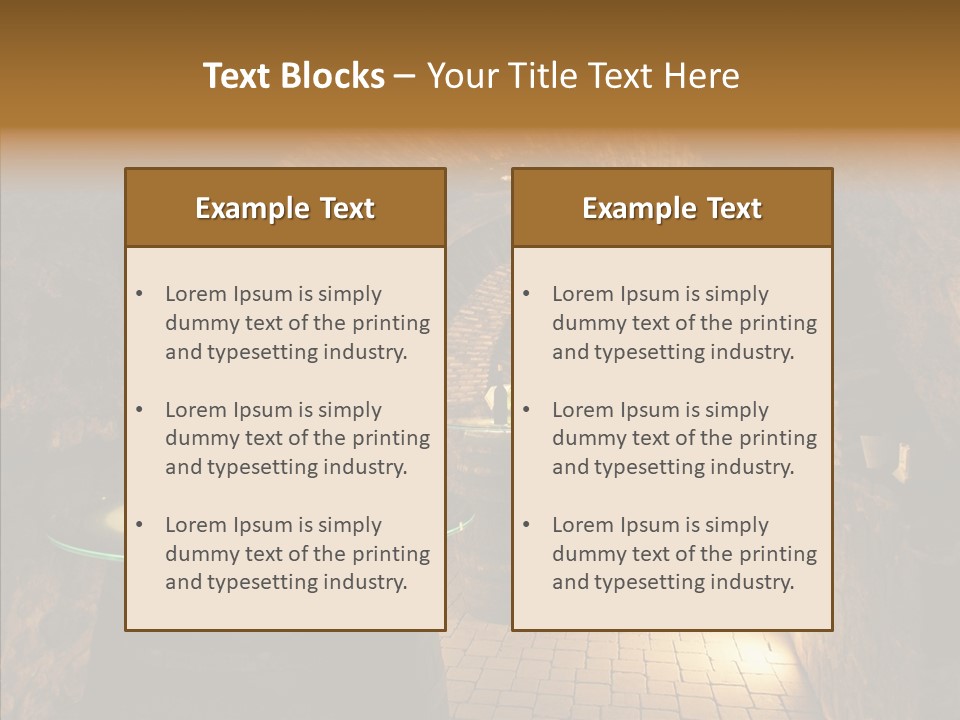 Wine Cellar Drink Winecellar PowerPoint Template