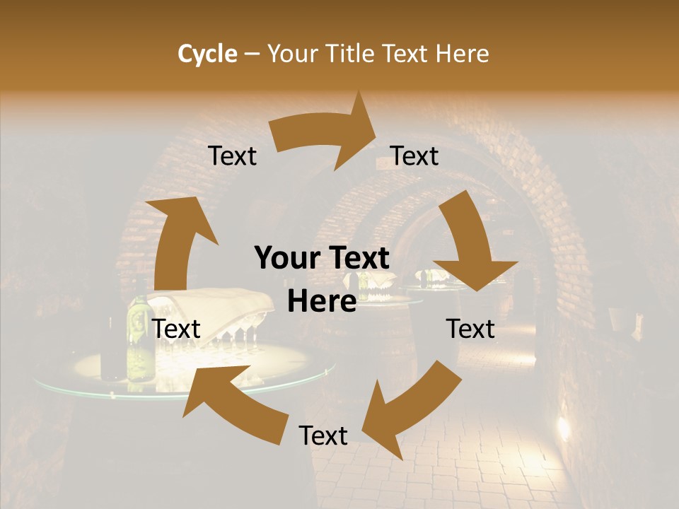 Wine Cellar Drink Winecellar PowerPoint Template