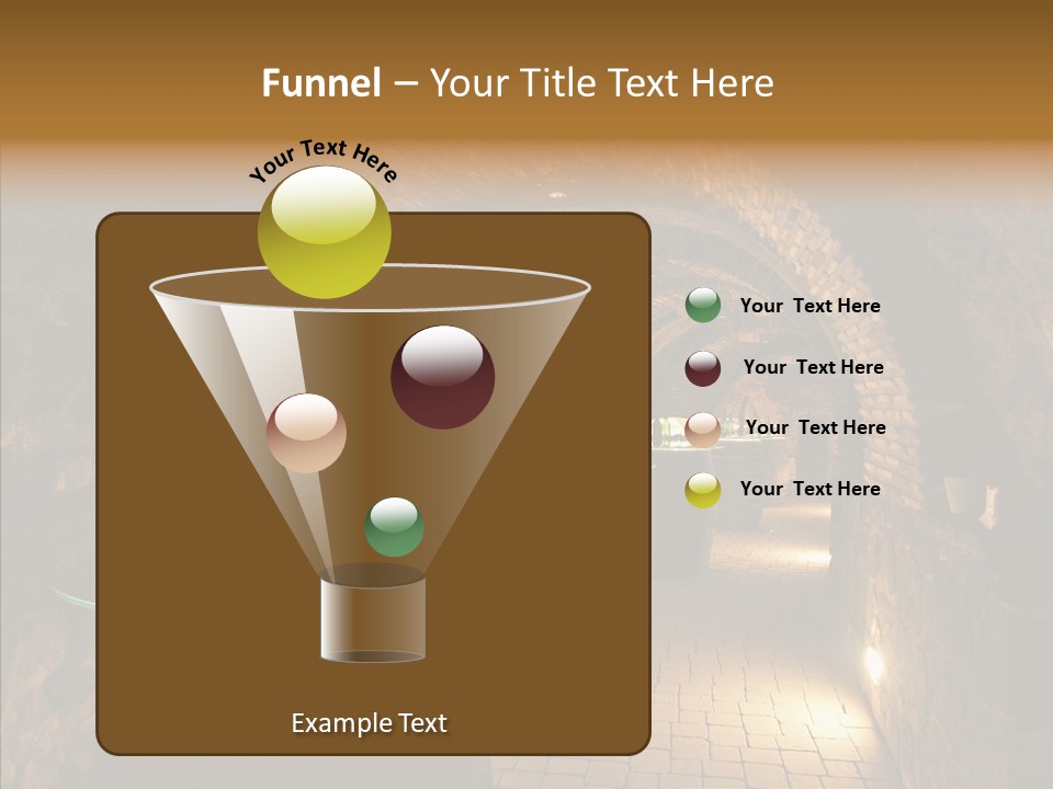 Wine Cellar Drink Winecellar PowerPoint Template
