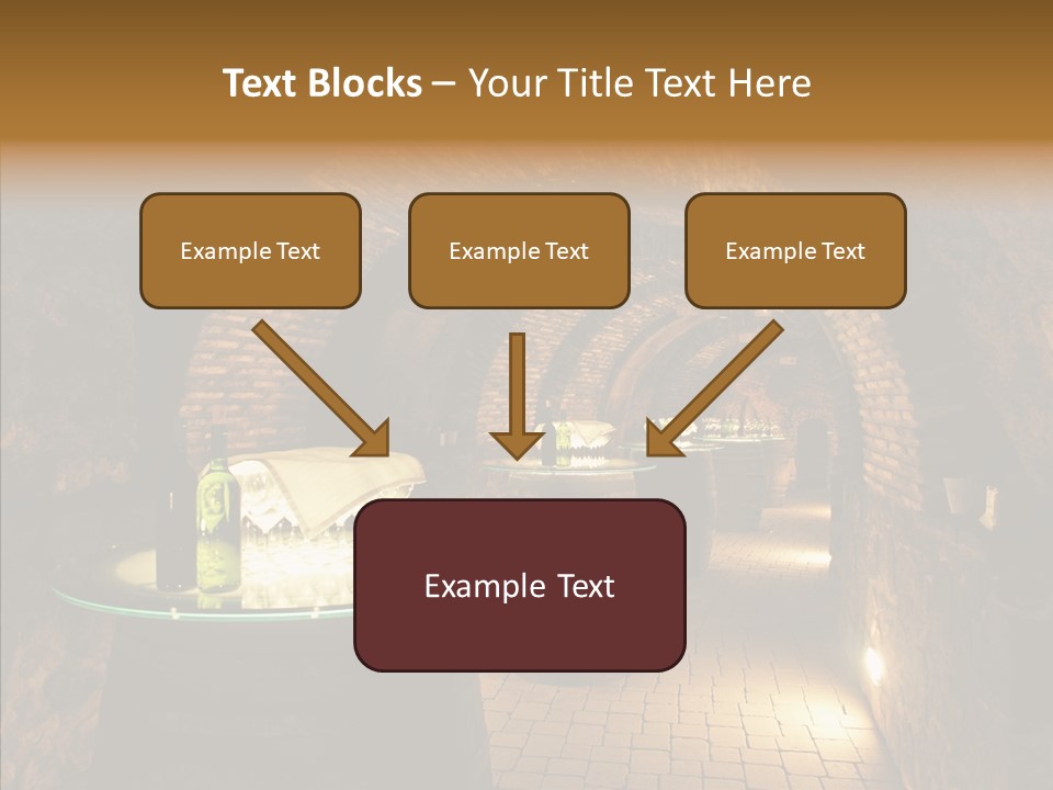 Wine Cellar Drink Winecellar PowerPoint Template