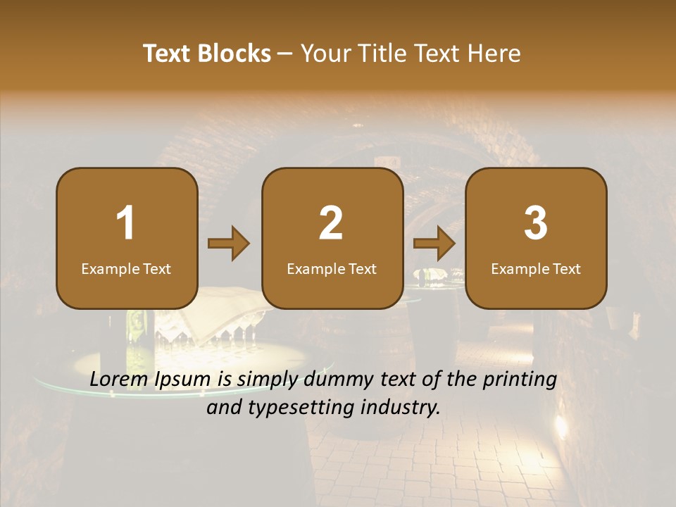 Wine Cellar Drink Winecellar PowerPoint Template