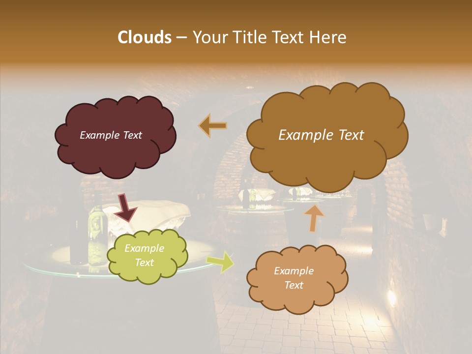 Wine Cellar Drink Winecellar PowerPoint Template