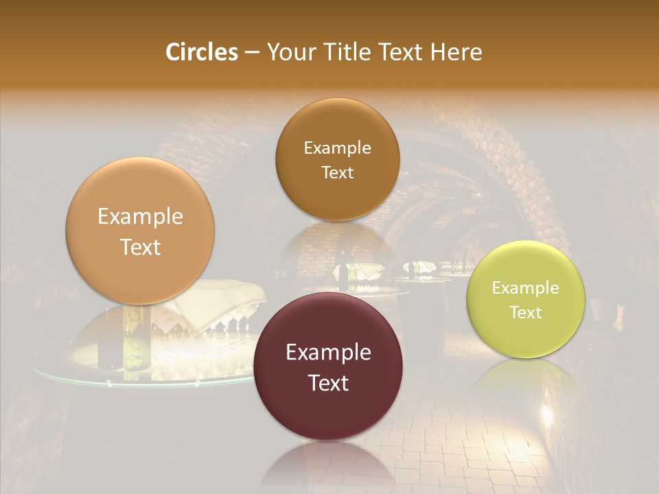 Wine Cellar Drink Winecellar PowerPoint Template