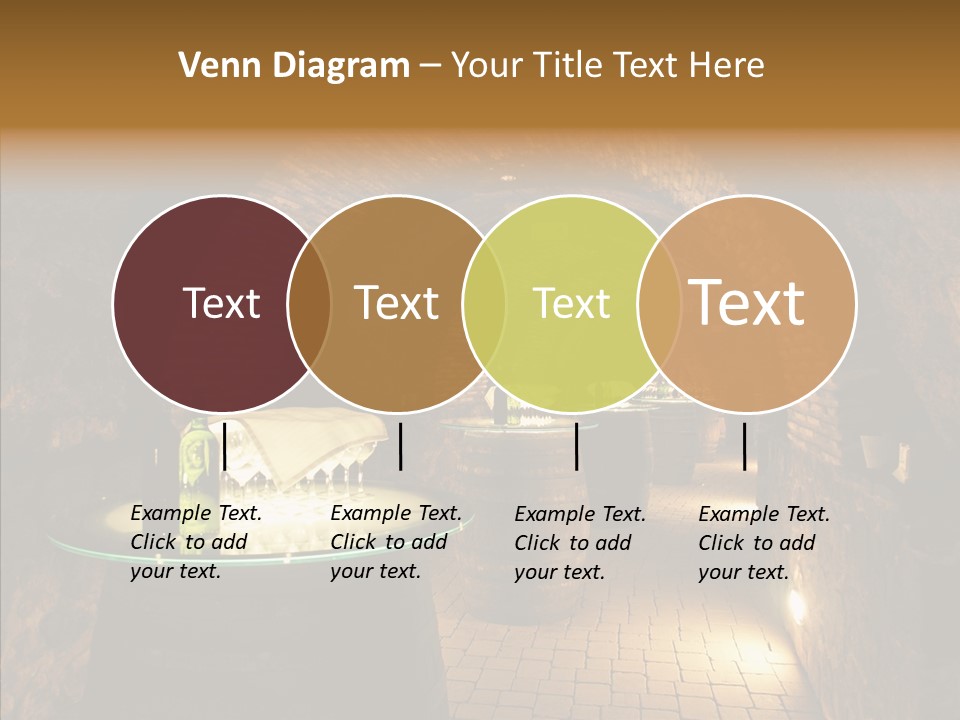 Wine Cellar Drink Winecellar PowerPoint Template
