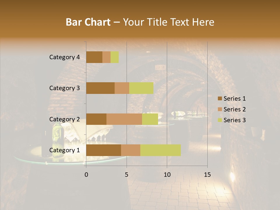 Wine Cellar Drink Winecellar PowerPoint Template