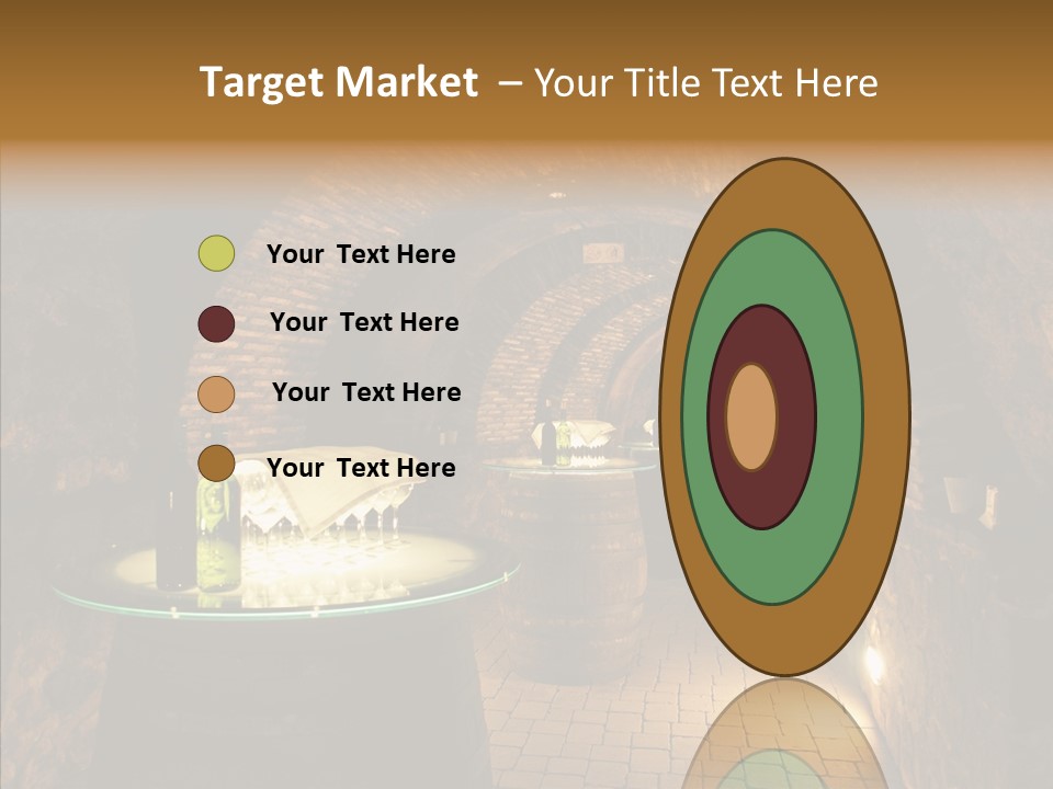 Wine Cellar Drink Winecellar PowerPoint Template