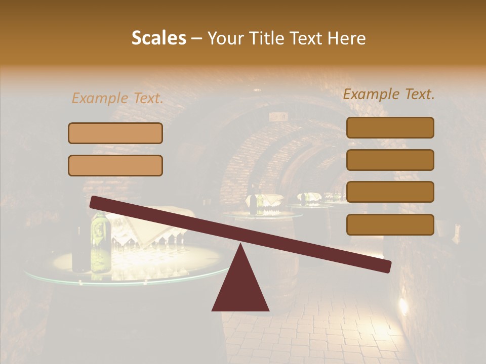 Wine Cellar Drink Winecellar PowerPoint Template