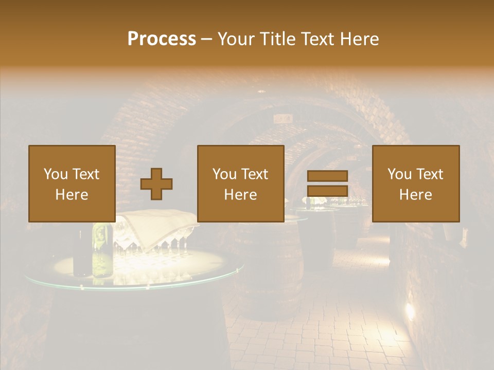 Wine Cellar Drink Winecellar PowerPoint Template