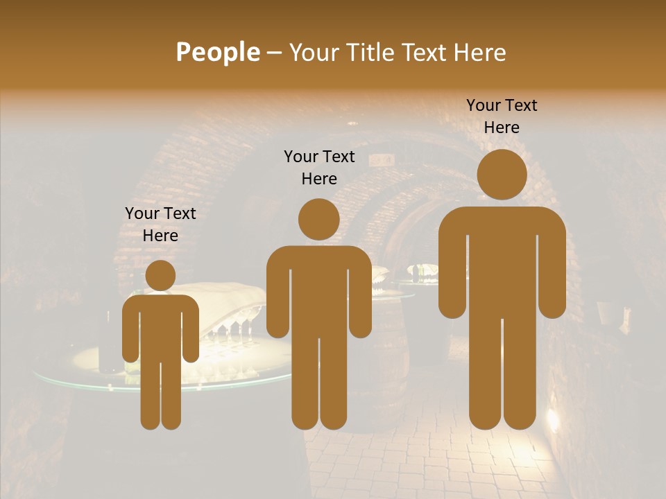 Wine Cellar Drink Winecellar PowerPoint Template