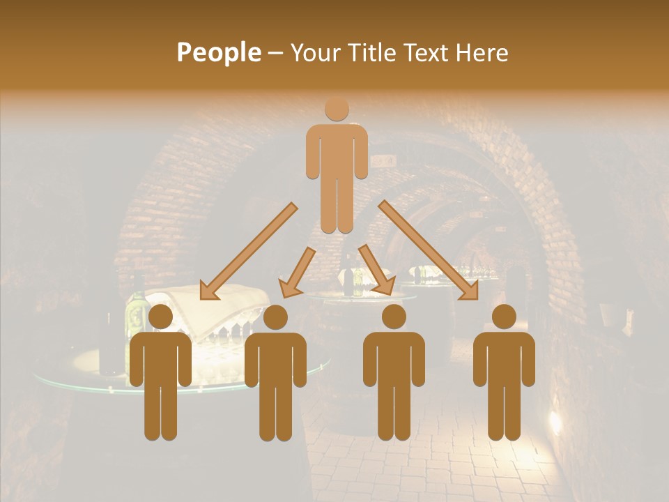 Wine Cellar Drink Winecellar PowerPoint Template