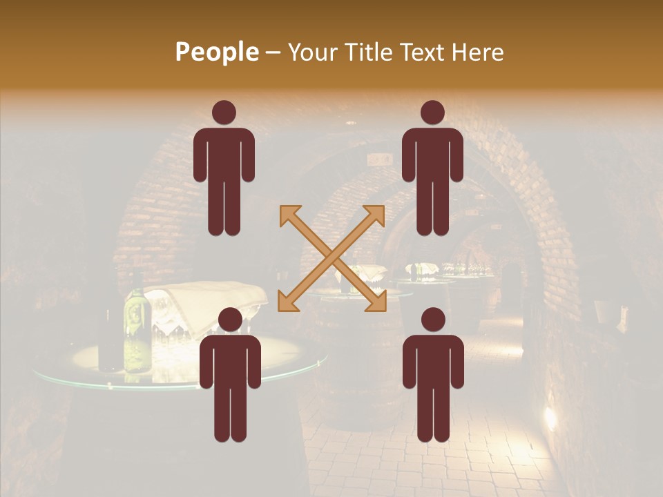 Wine Cellar Drink Winecellar PowerPoint Template