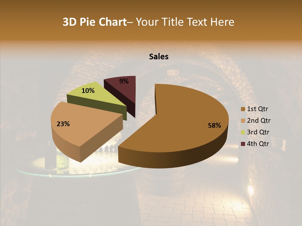 Wine Cellar Drink Winecellar PowerPoint Template