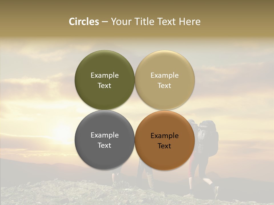 Lifestyle Journey Trek PowerPoint Template