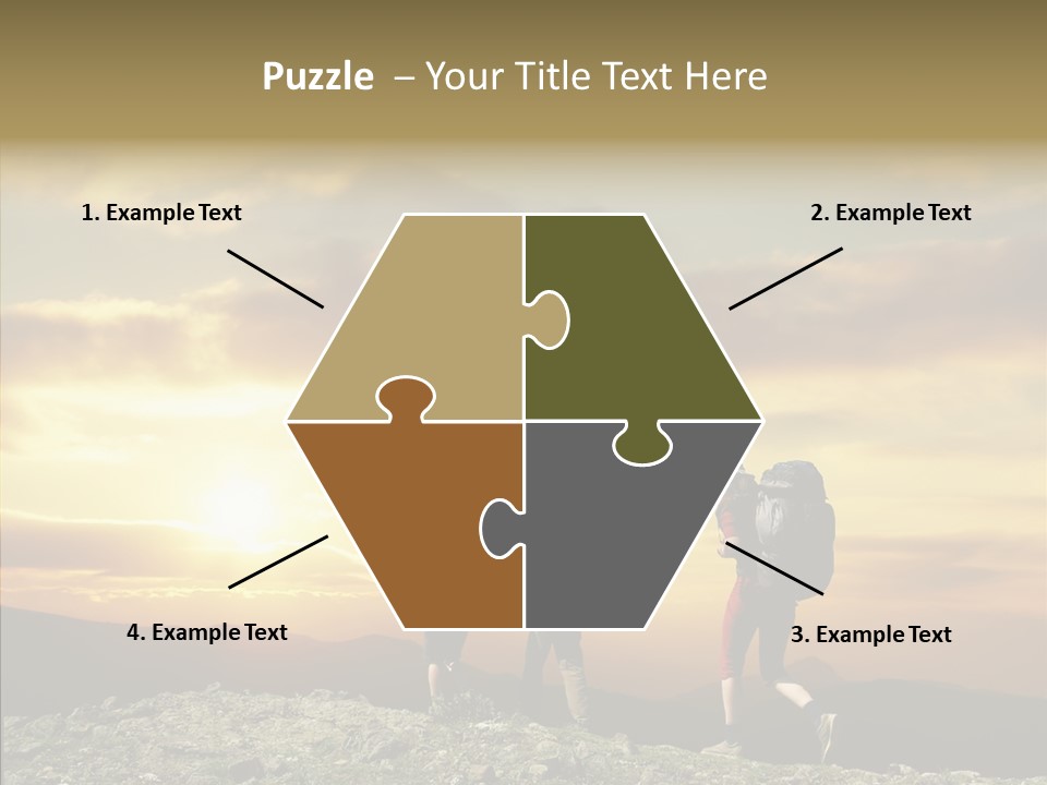 Lifestyle Journey Trek PowerPoint Template