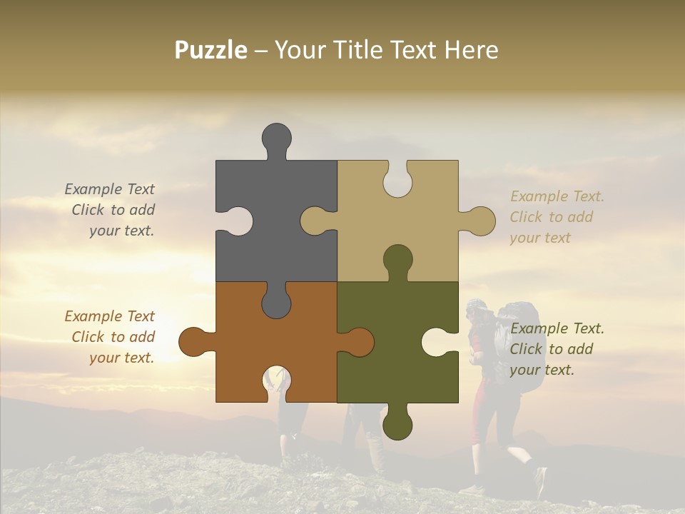 Lifestyle Journey Trek PowerPoint Template