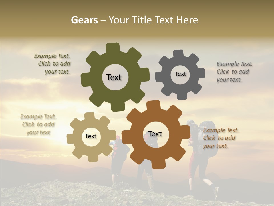 Lifestyle Journey Trek PowerPoint Template